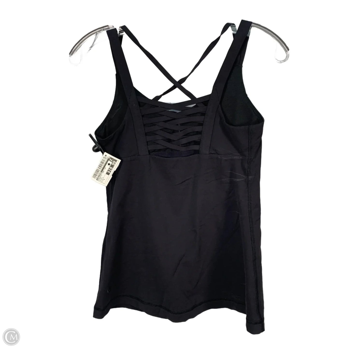 Athletic Tank Top By Lululemon In Black, Size: S