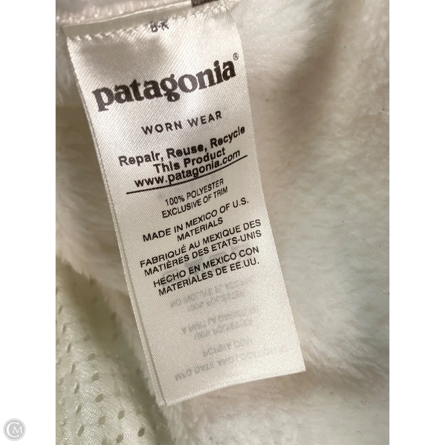 Vest Faux Fur & Sherpa By Patagonia In Cream, Size: S