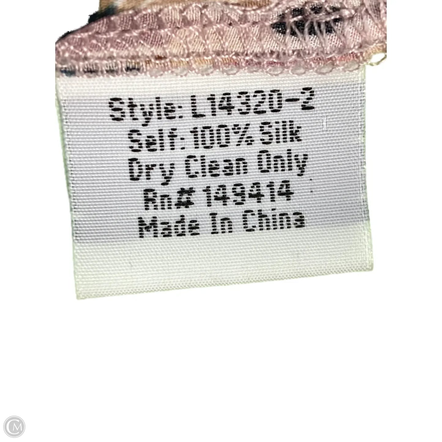 Blouse Short Sleeve By Johnny Was In Purple & Tan, Size: L