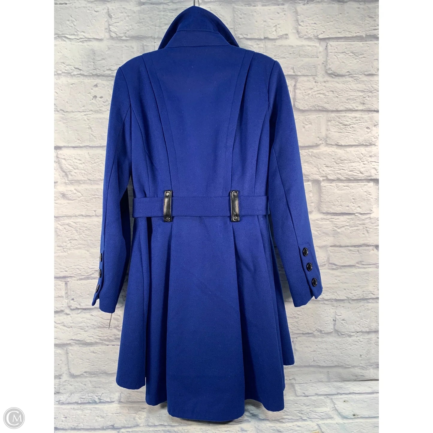 Coat Peacoat By Steve Madden In Blue, Size: S