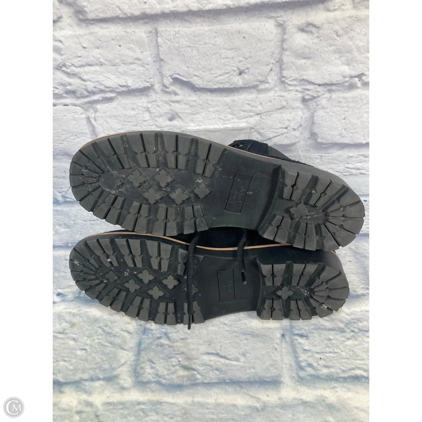 Boots Leather By Crown Vintage In Black, Size: 10