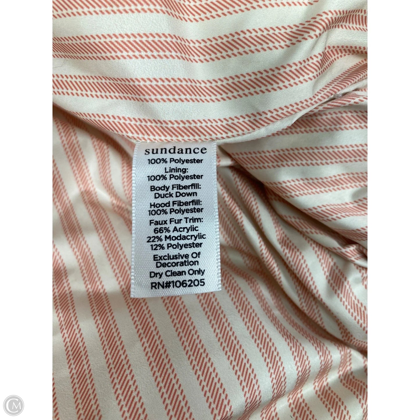 Coat Puffer & Quilted By Sundance In Floral Print, Size: Lp