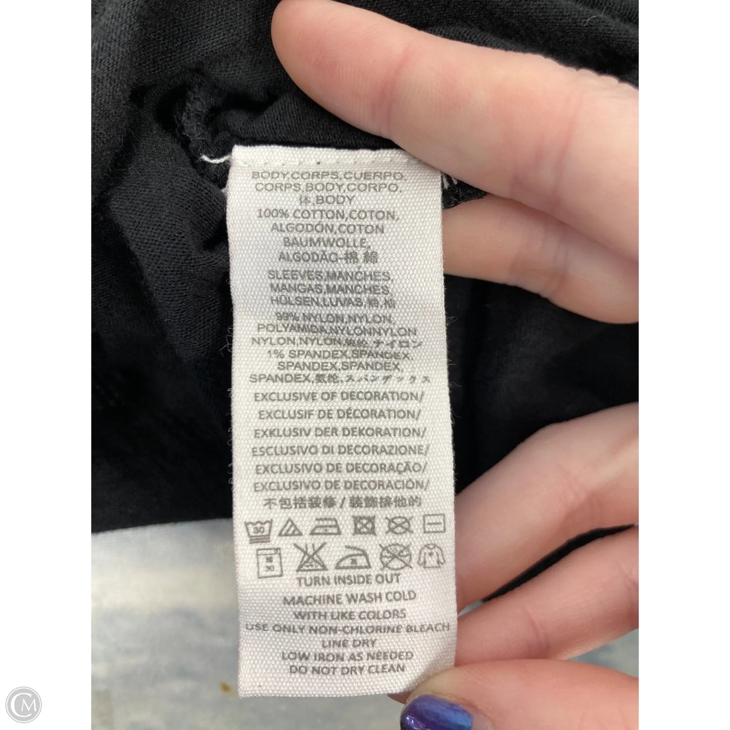 Tunic Short Sleeve By Free People In Black & Red, Size: L