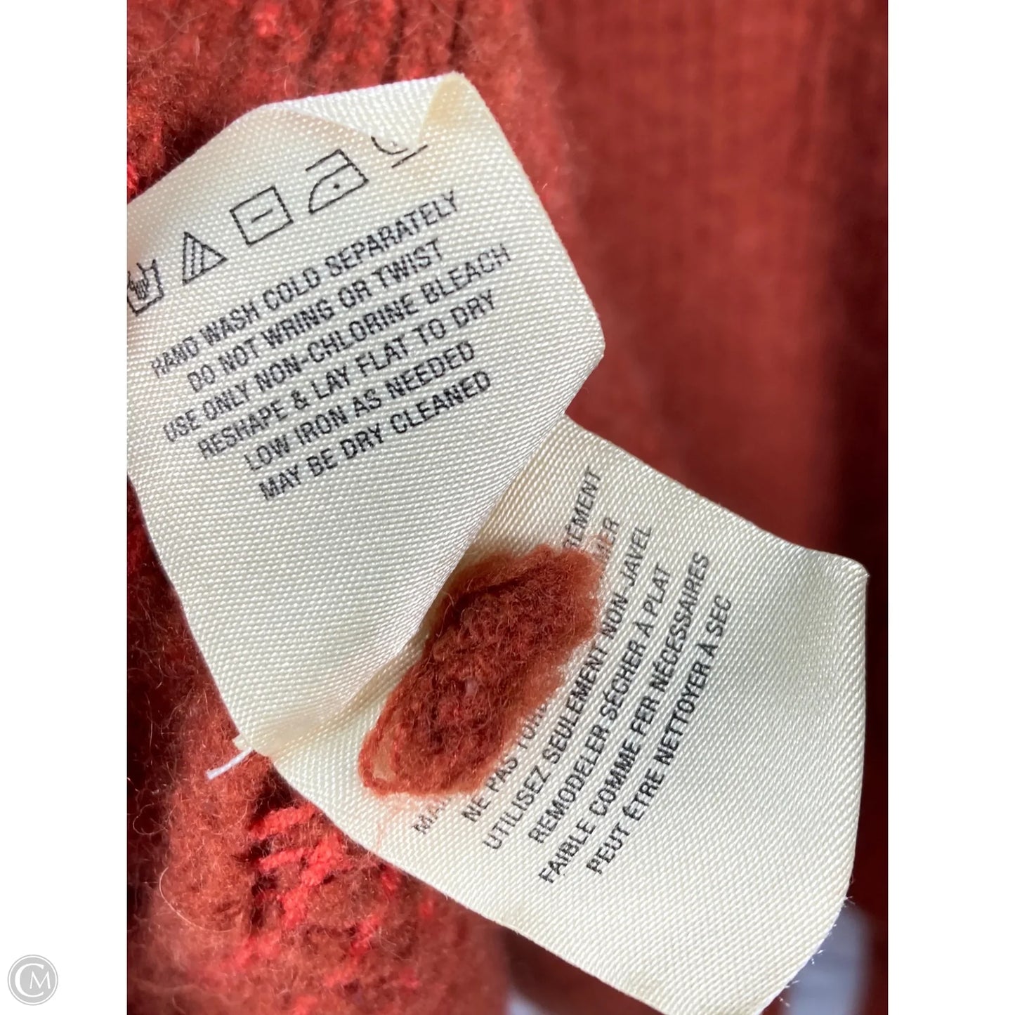 Sweater Cardigan By Sleeping On Snow In Orange, Size: M