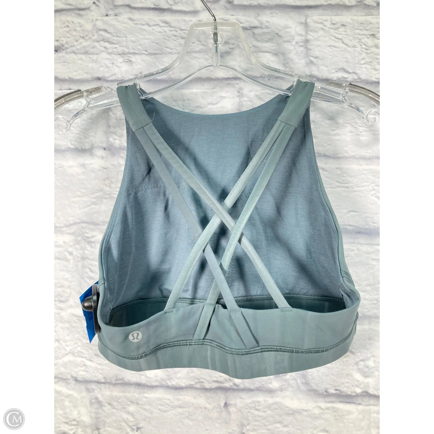 Athletic Bra By Lululemon In Grey, Size: M