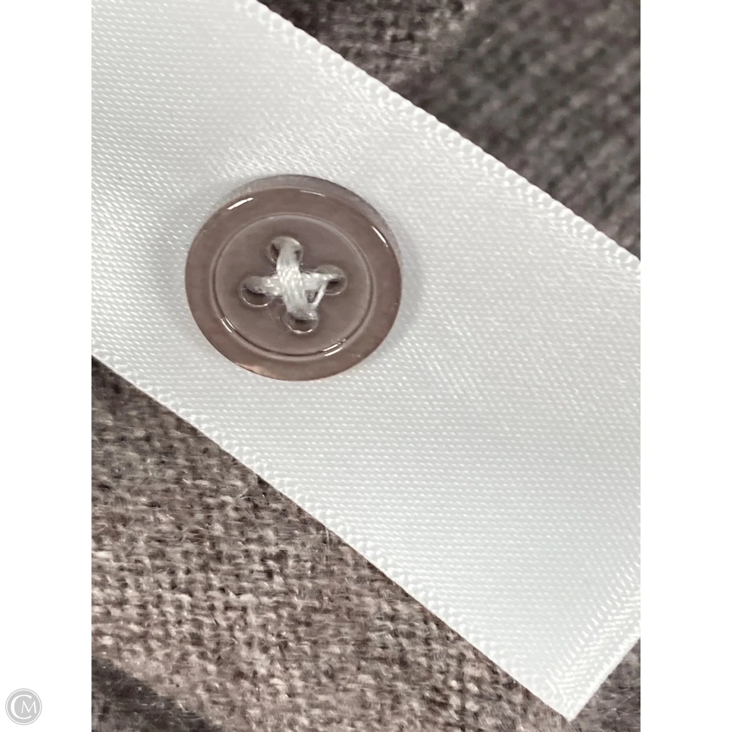 Sweater Cardigan Cashmere By Autograph In Brown, Size: L