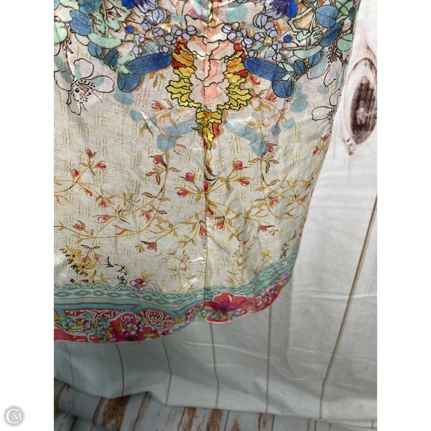 Skirt Maxi By Johnny Was In Floral Print, Size: 16