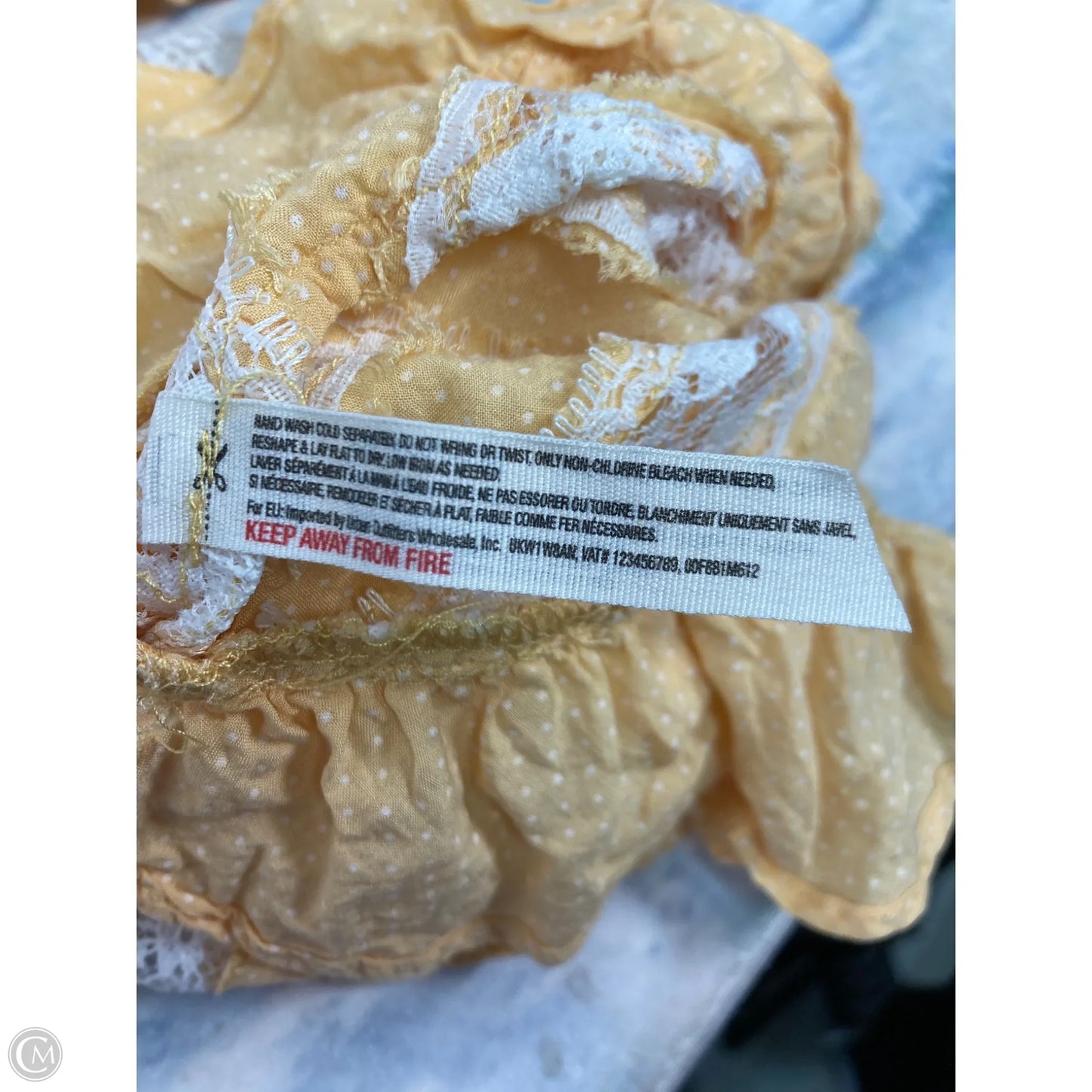 Dress Casual Short By Free People In White & Yellow, Size: S