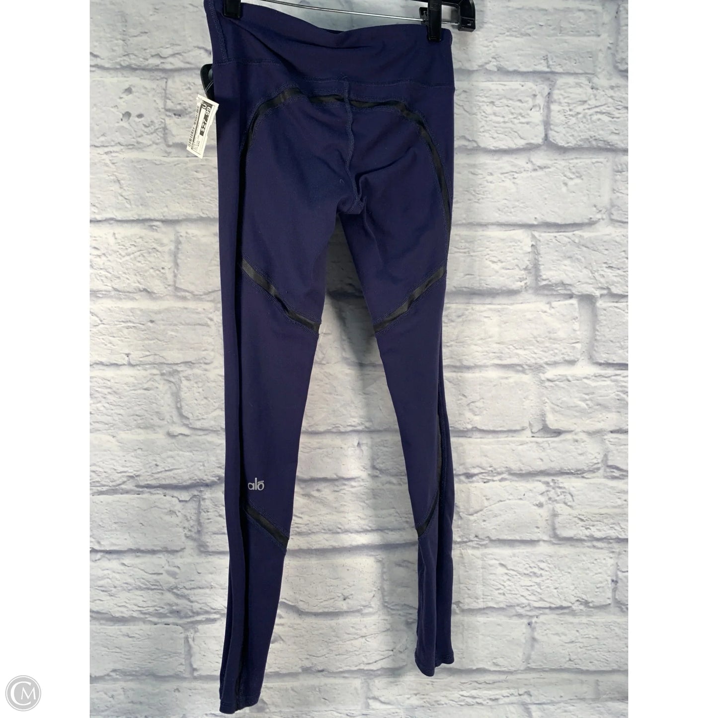 Athletic Leggings By Alo In Blue, Size: Xxs