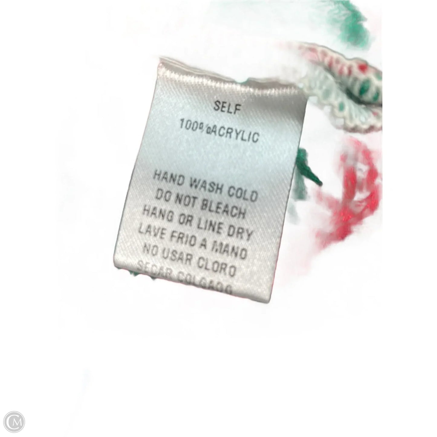 Sweater By Easel In Brown & Cream, Size: L