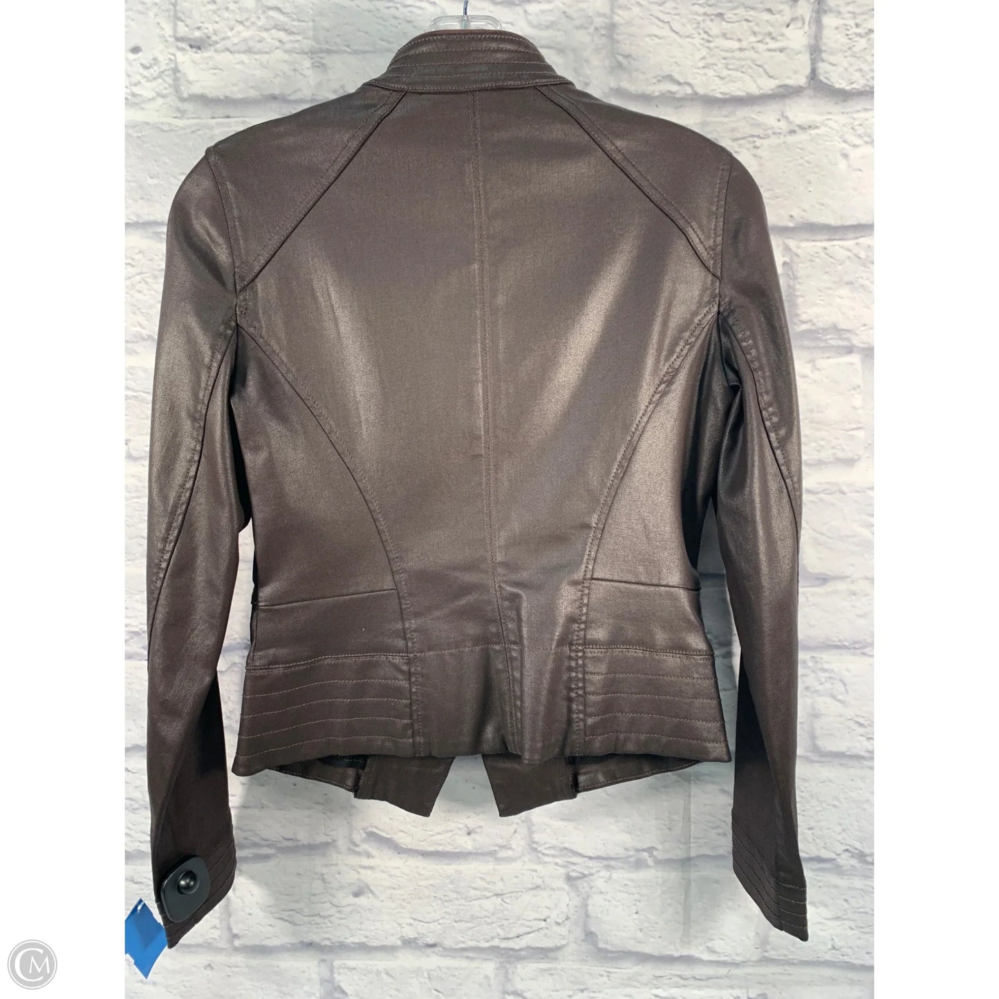 Jacket Moto By White House Black Market In Brown, Size: Xs