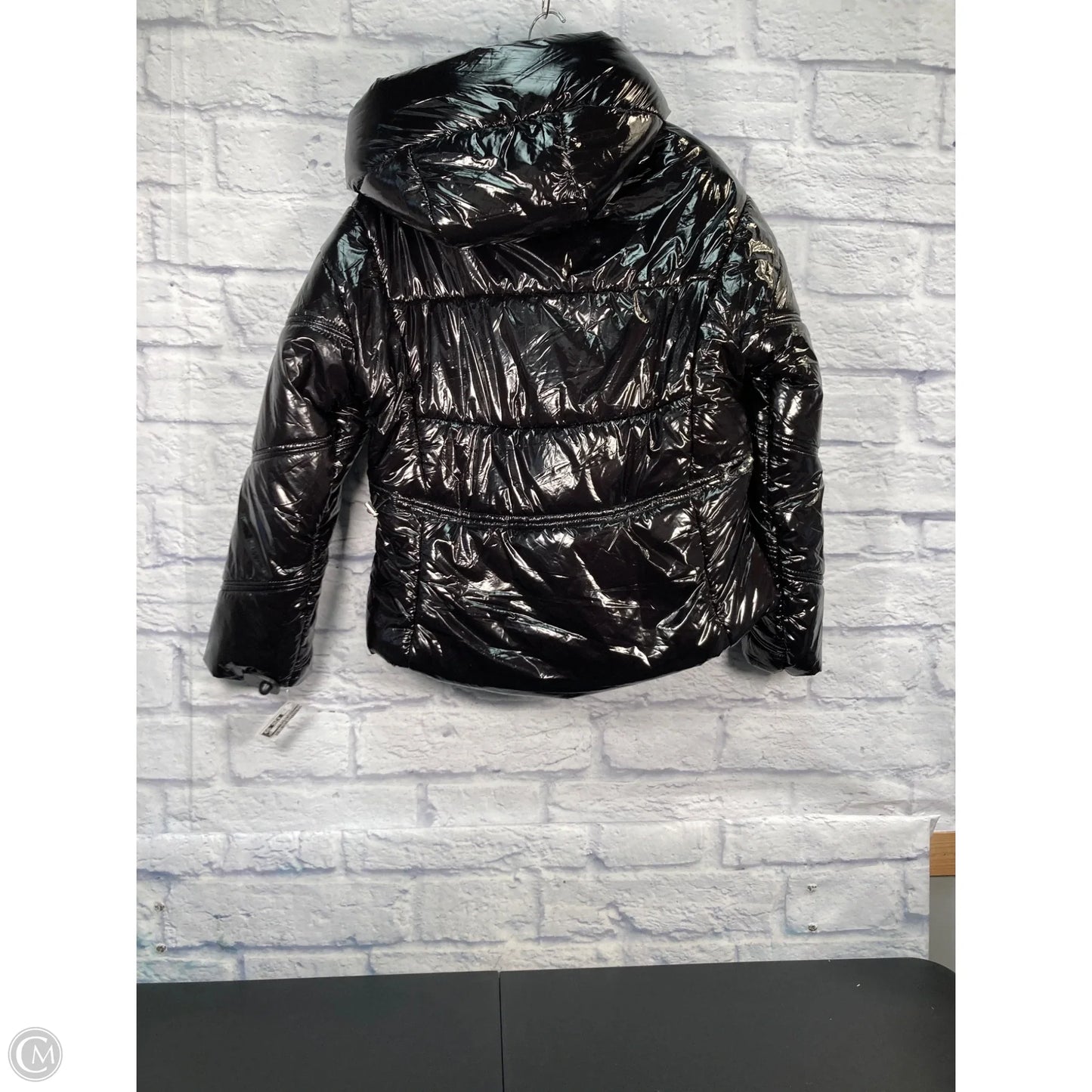 Coat Puffer & Quilted By Clothes Mentor In Black, Size: L