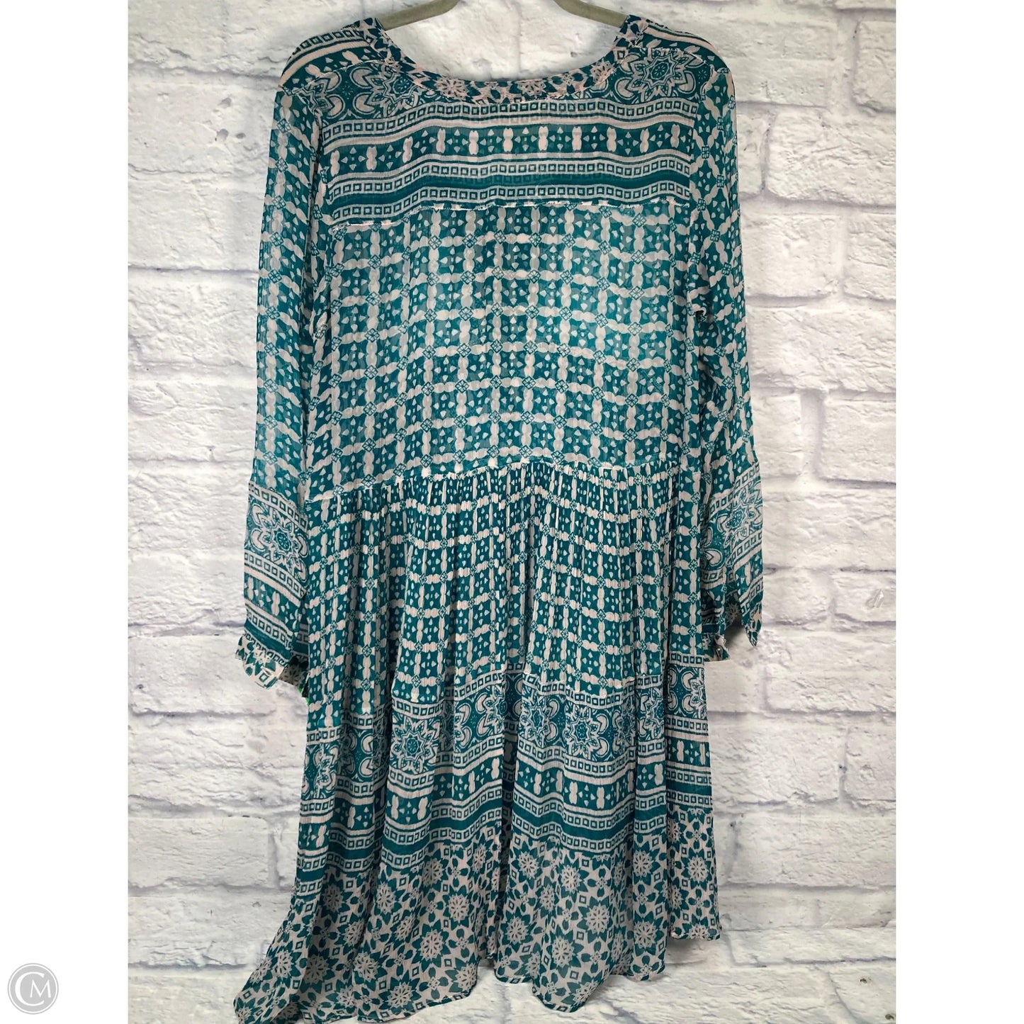 Dress Casual Short By Maeve In Blue & Pink, Size: S
