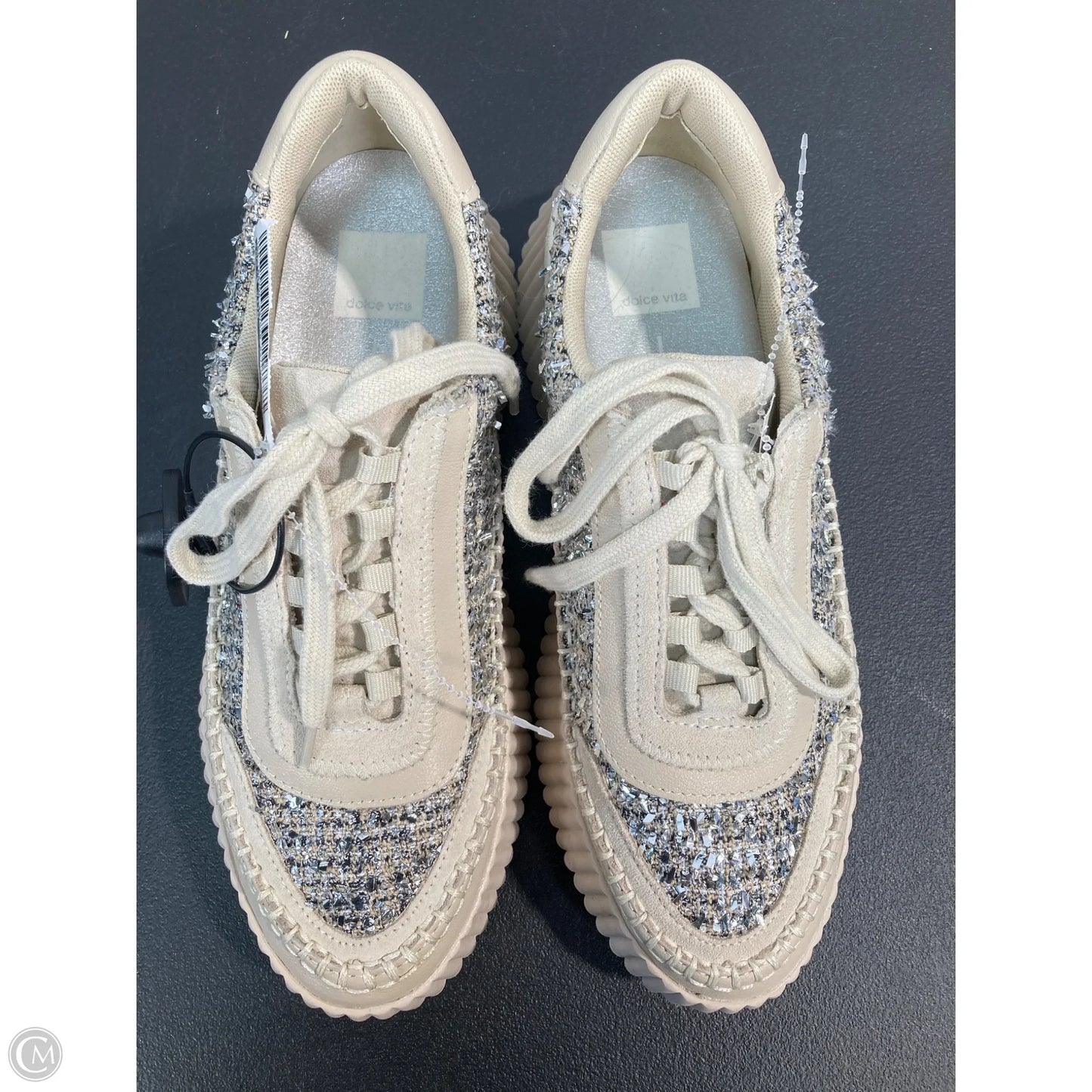Shoes Sneakers By Dolce Vita In Silver, Size: 8.5