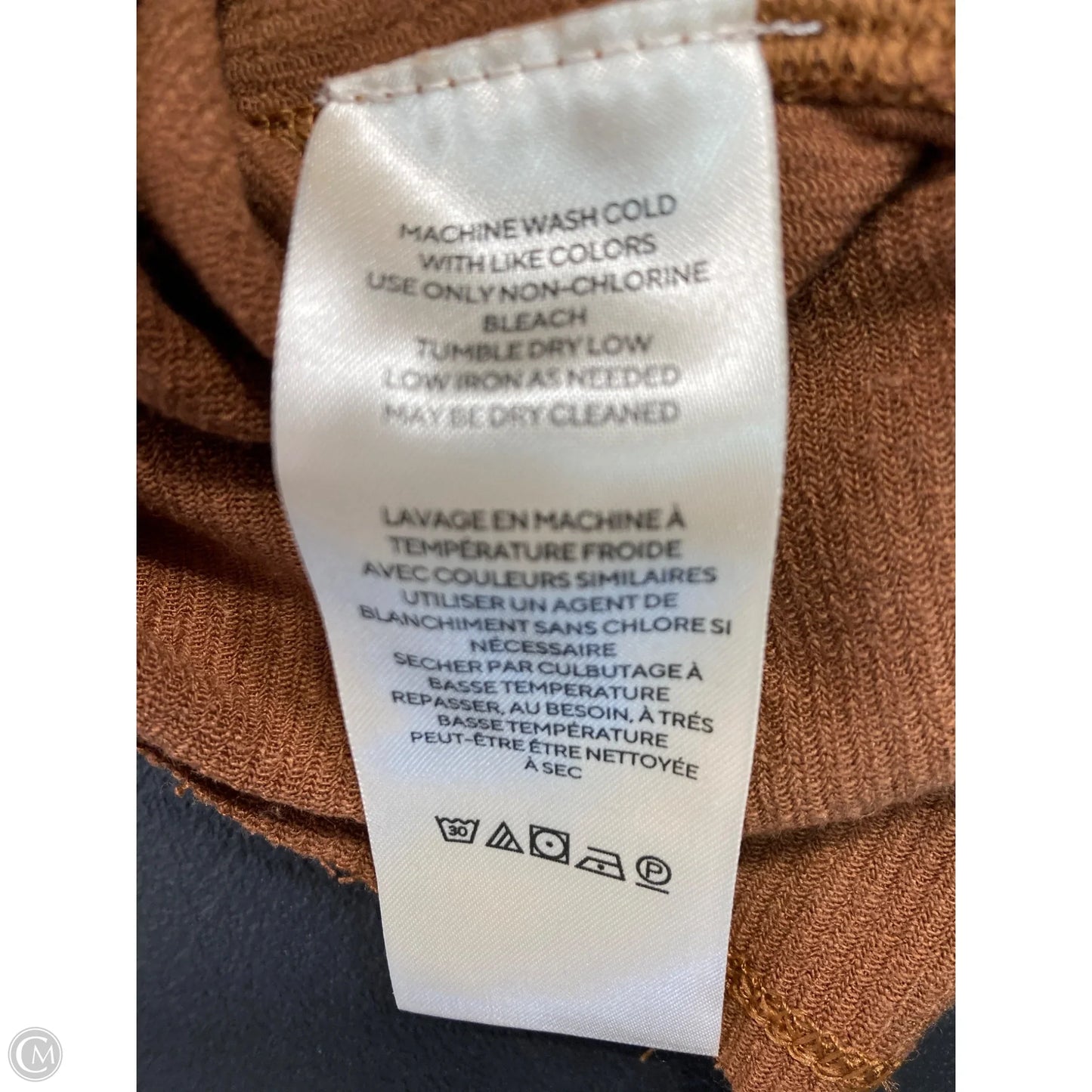 Top Long Sleeve By Free People In Brown, Size: Xs