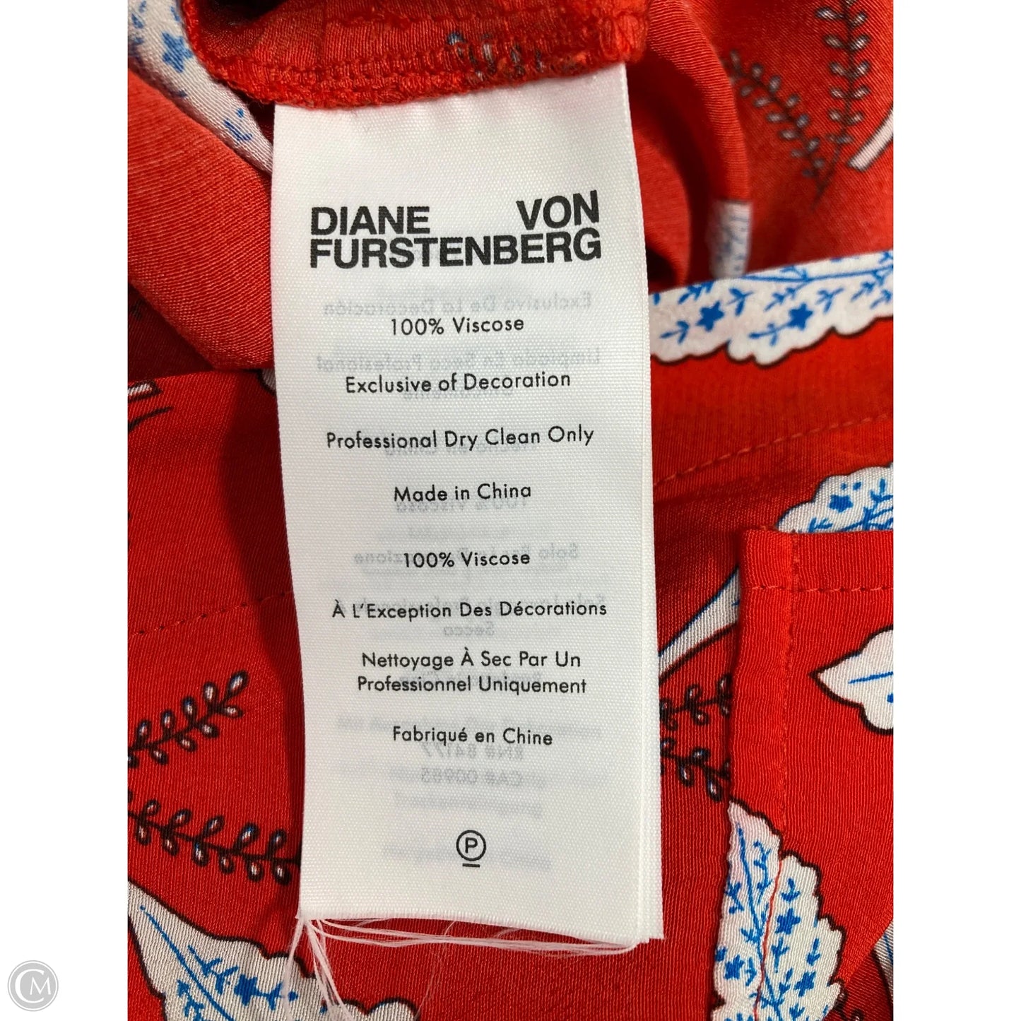 Jumpsuit Designer By Diane Von Furstenberg In Red, Size: S