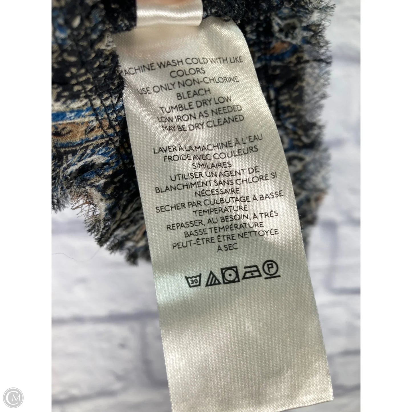 Blouse Long Sleeve By Free People In Grey, Size: Xs
