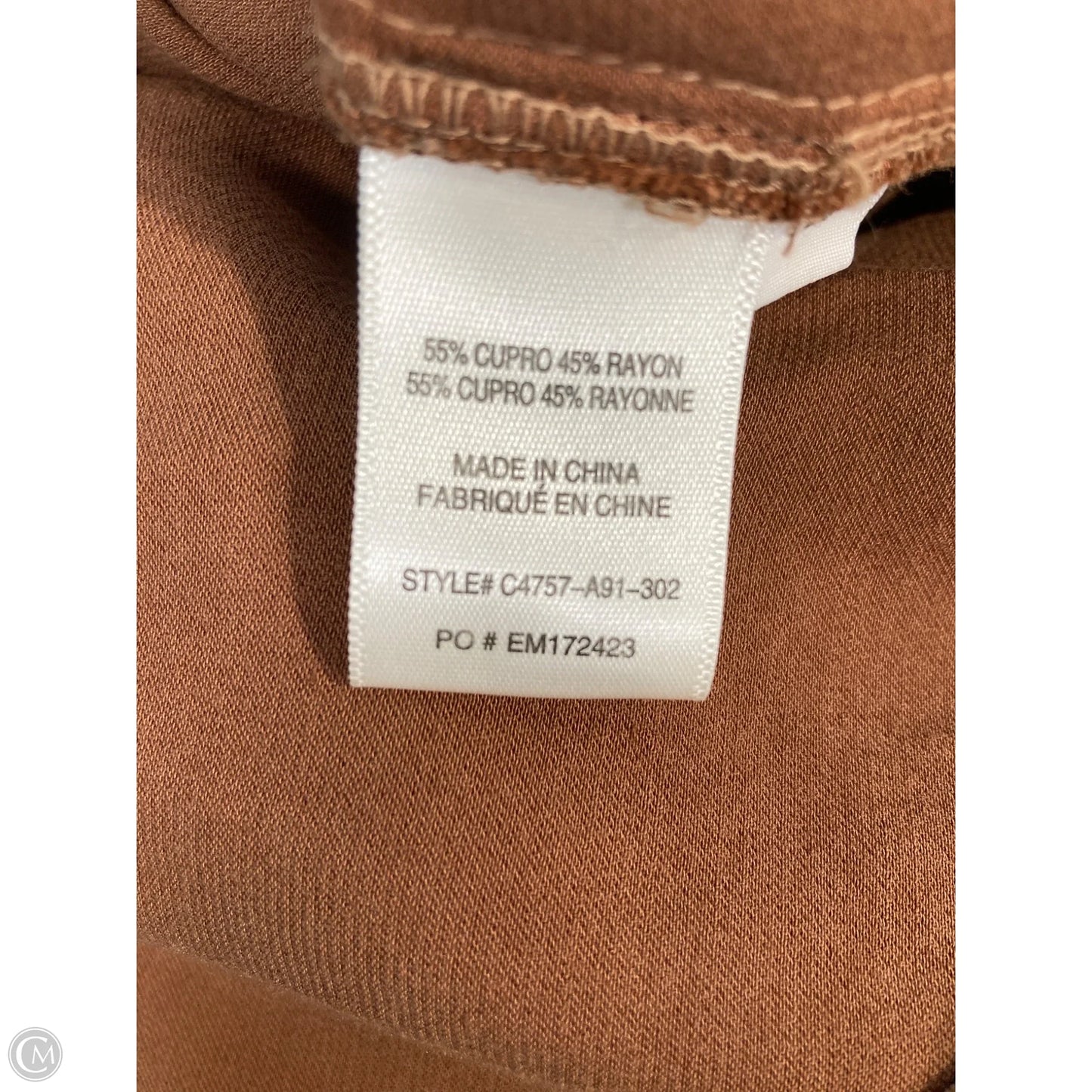 Top Long Sleeve By Cloth & Stone In Brown, Size: L
