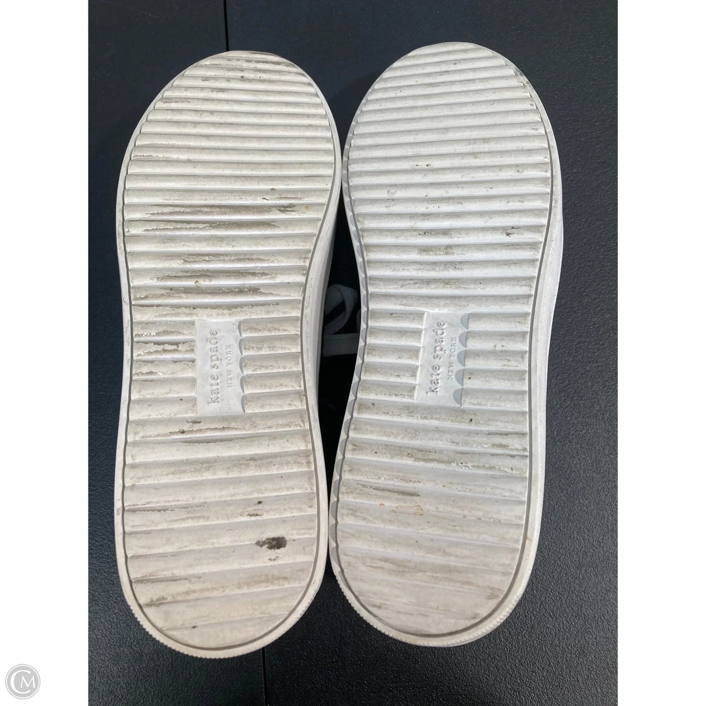 Shoes Designer By Kate Spade In Black & White, Size: 10