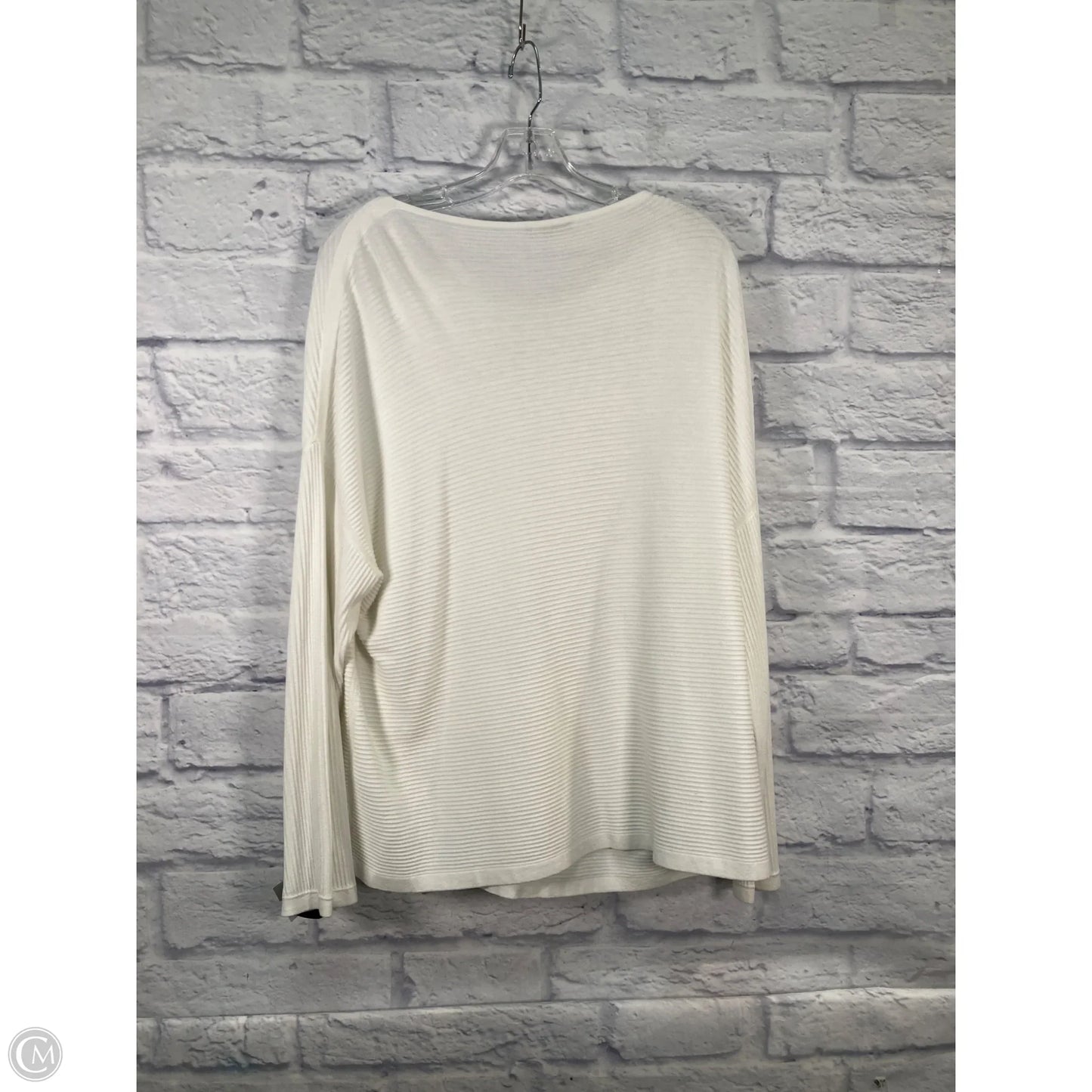 Sweater Designer By Lafayette 148 In Cream, Size: Xl