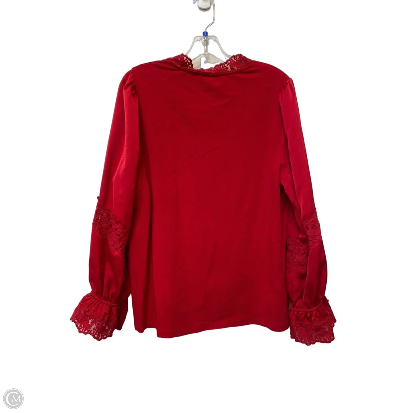 Top Long Sleeve By Chicos In Red, Size: 2