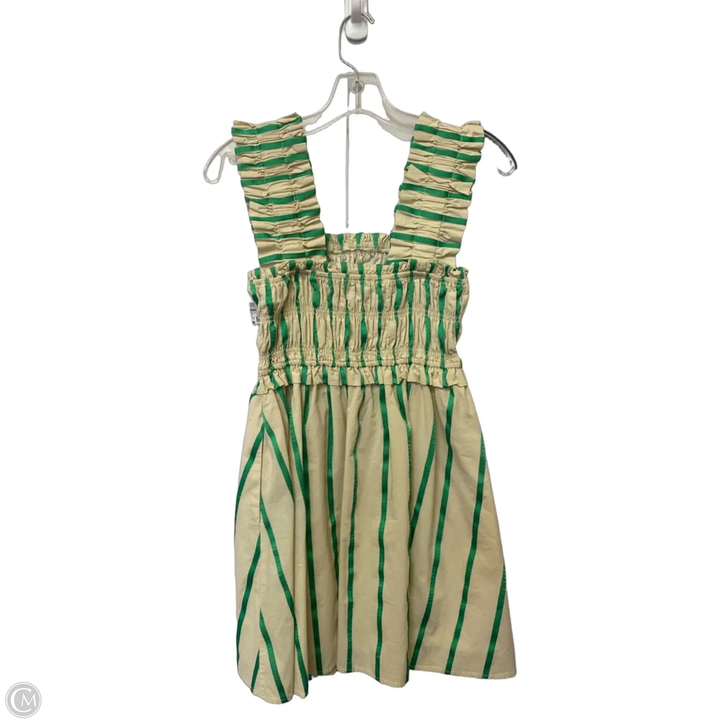 Dress Casual Short By English Factory In Green & Tan, Size: Xs