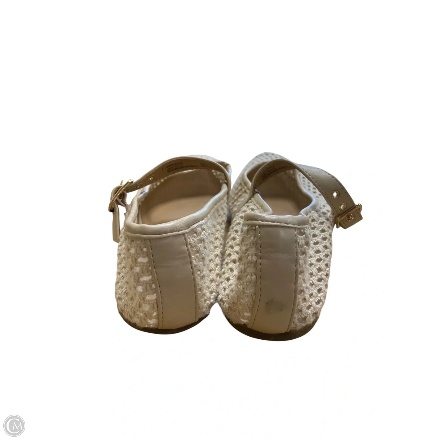 Shoes Flats By Universal Thread In Cream, Size: 8