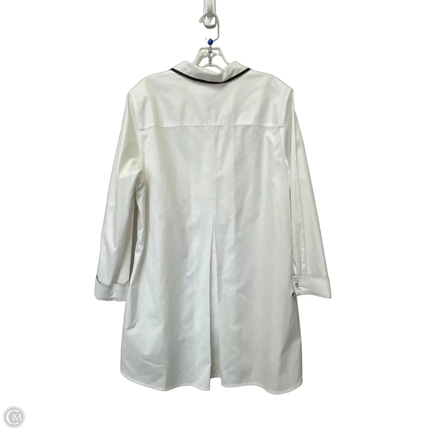 Top Long Sleeve By Chicos In White, Size: 2