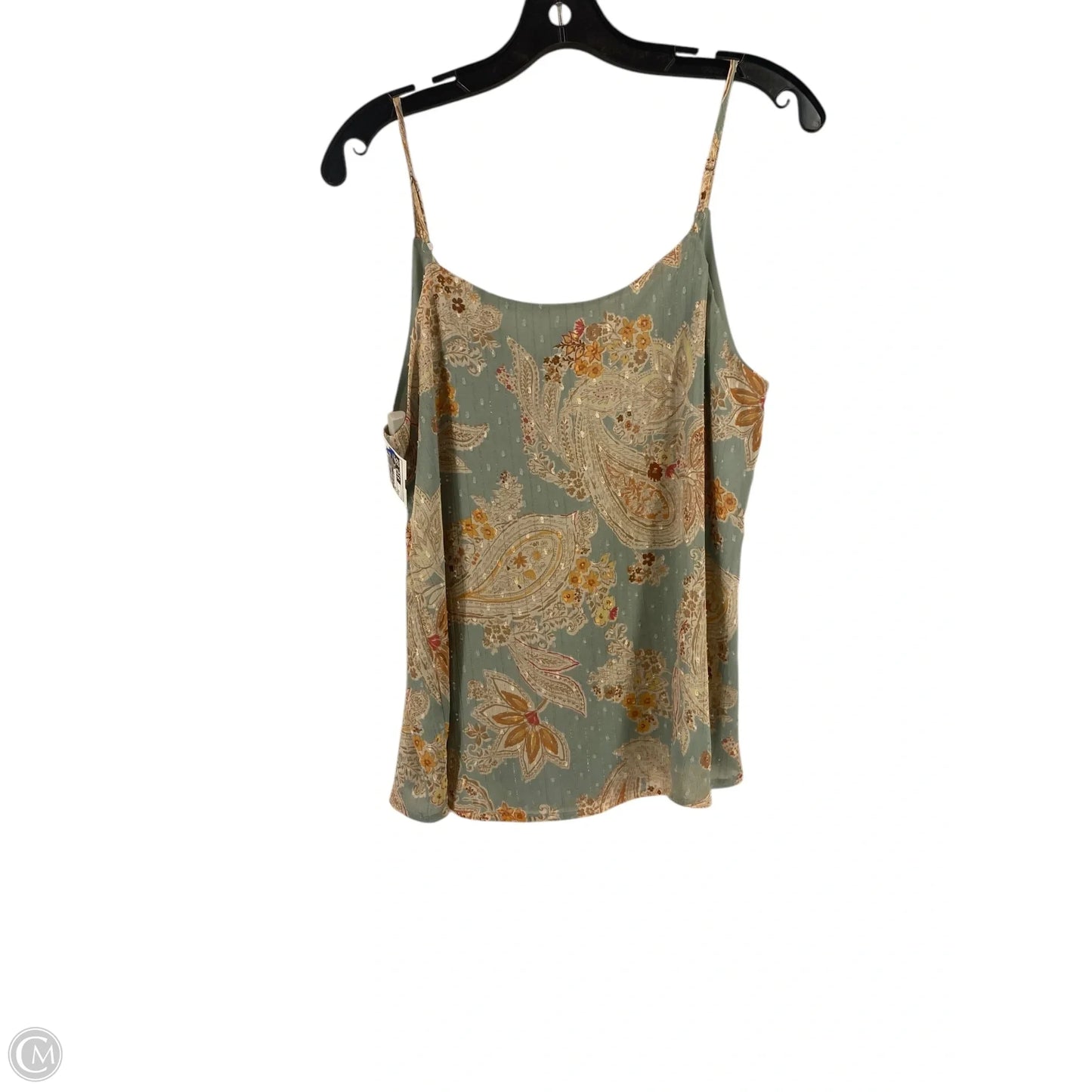 Top Sleeveless By Blue Rain In Teal, Size: S
