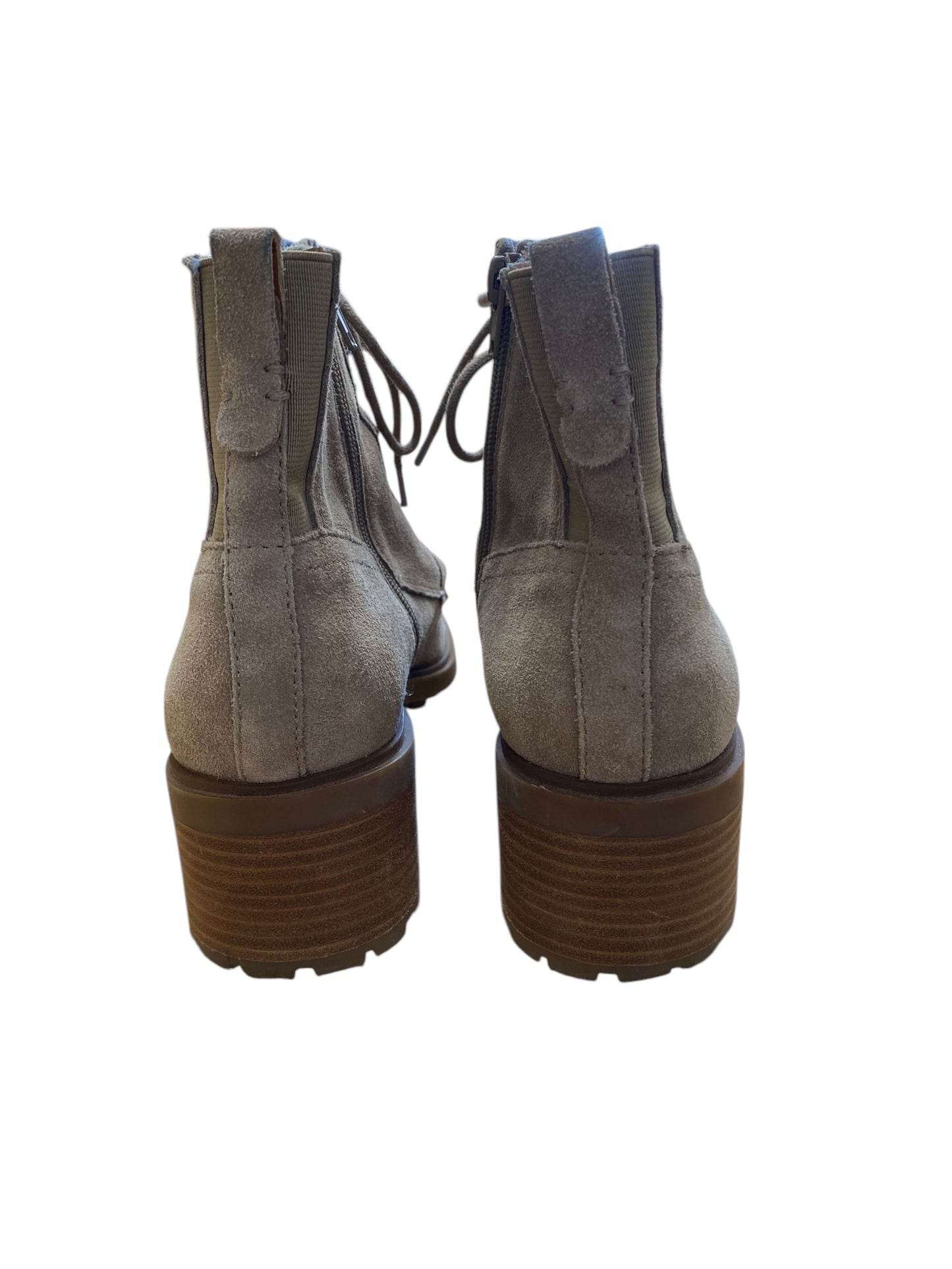 Boots Combat By Lucky Brand In Taupe, Size: 10