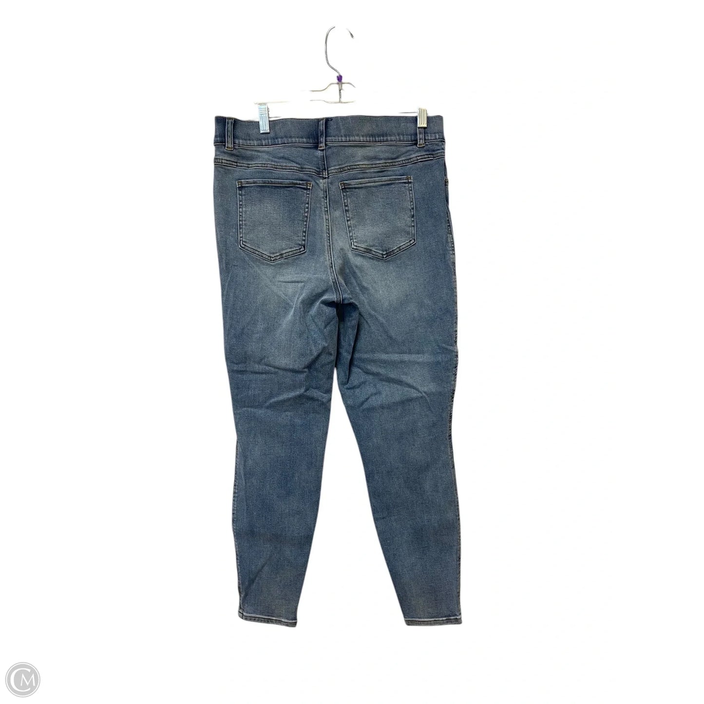 Jeans Jeggings By Spanx In Blue Denim, Size: Xl