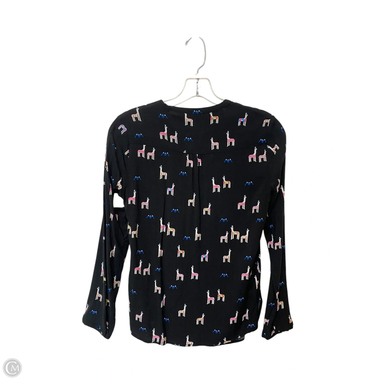 Top Long Sleeve By Maeve In Animal Print, Size: 2