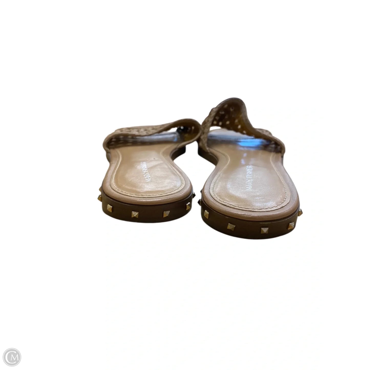Sandals Flats By Marc Fisher In Tan, Size: 9.5
