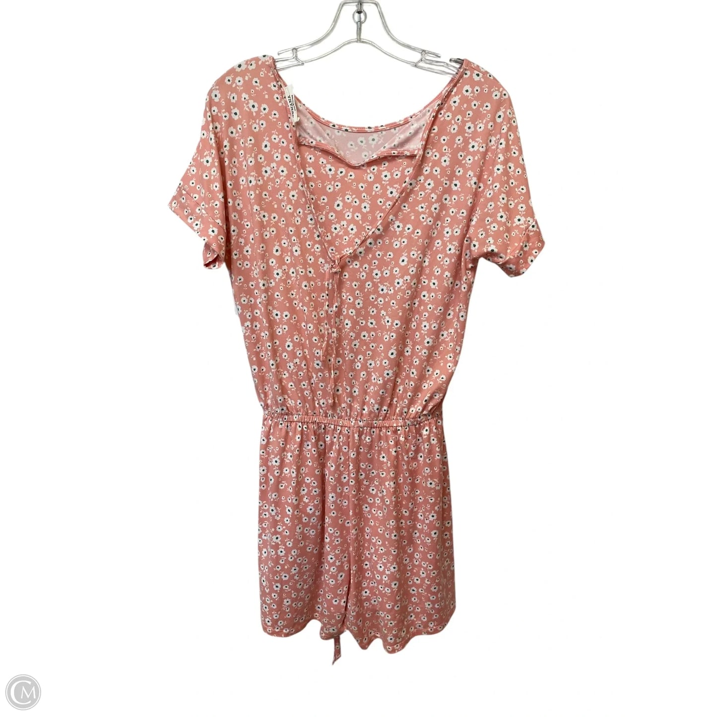 Romper By Zenana Outfitters In Pink, Size: M