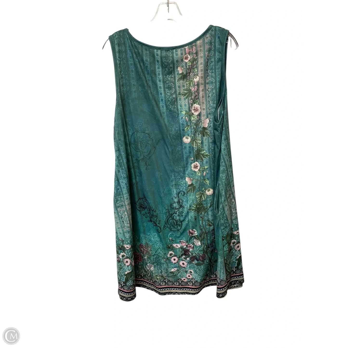 Dress Casual Short By Cmf In Green, Size: 2x