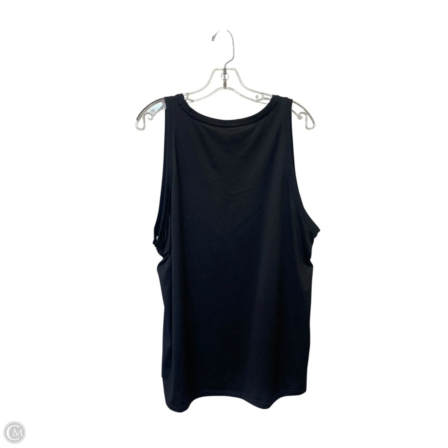 Athletic Tank Top By Nike Apparel In Black, Size: Xxl