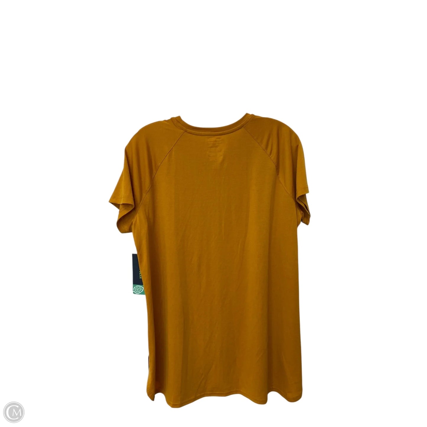 Athletic Top Short Sleeve By Tek Gear In Yellow, Size: Lp