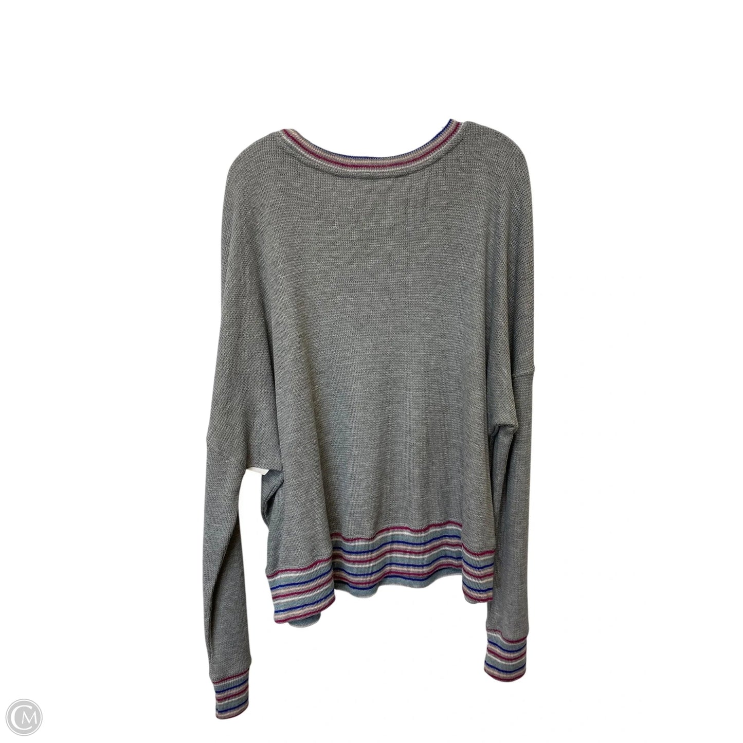 Sweater By Time And Tru In Grey, Size: 3x