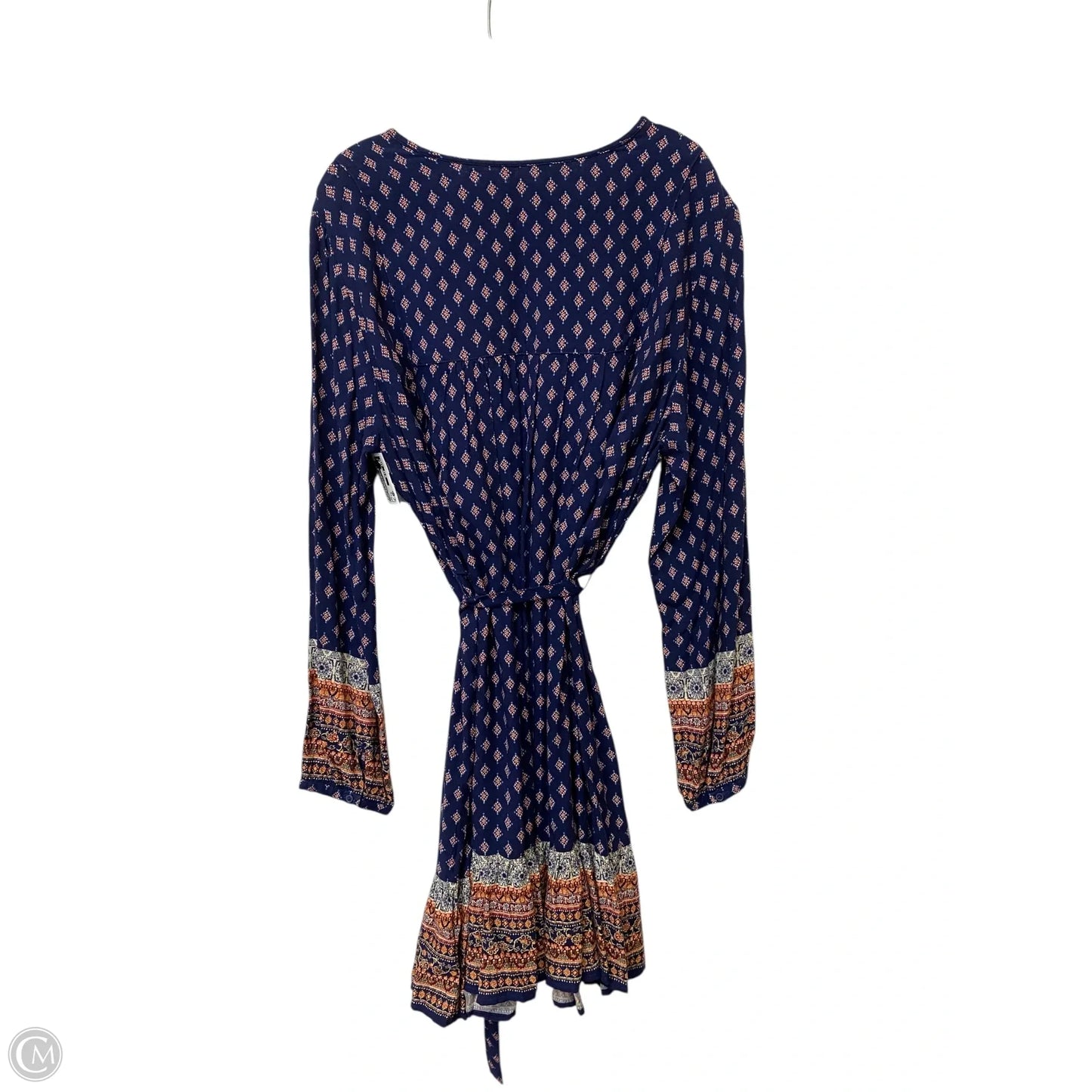 Dress Casual Midi By Time And Tru In Multi-colored, Size: Xxl