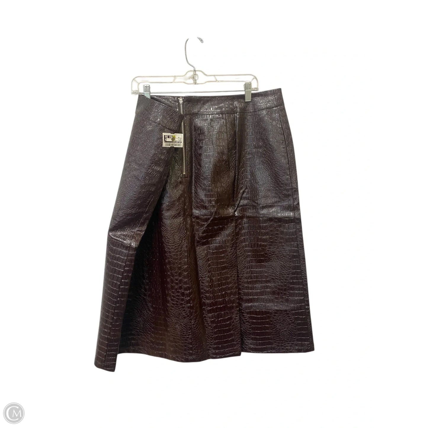 Skirt Midi By Who What Wear In Maroon, Size: 20