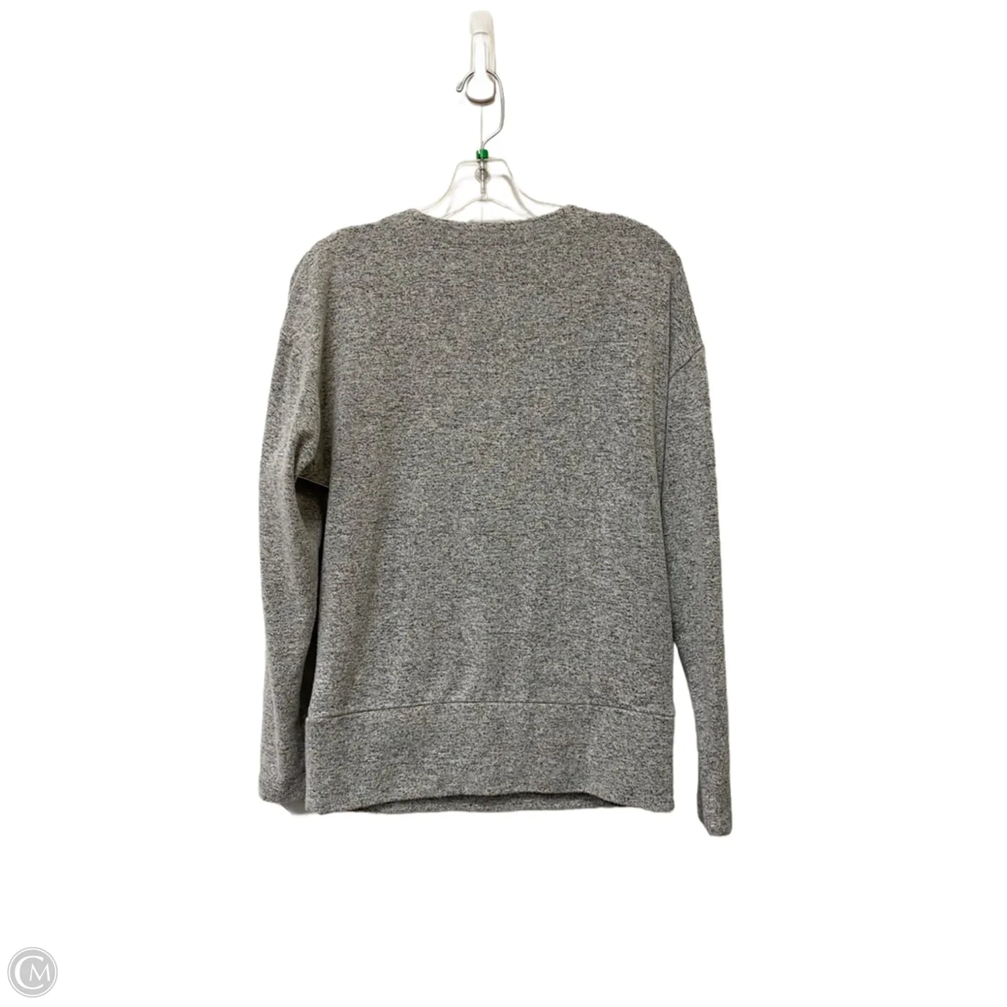 Top Long Sleeve By White House Black Market In Grey, Size: M