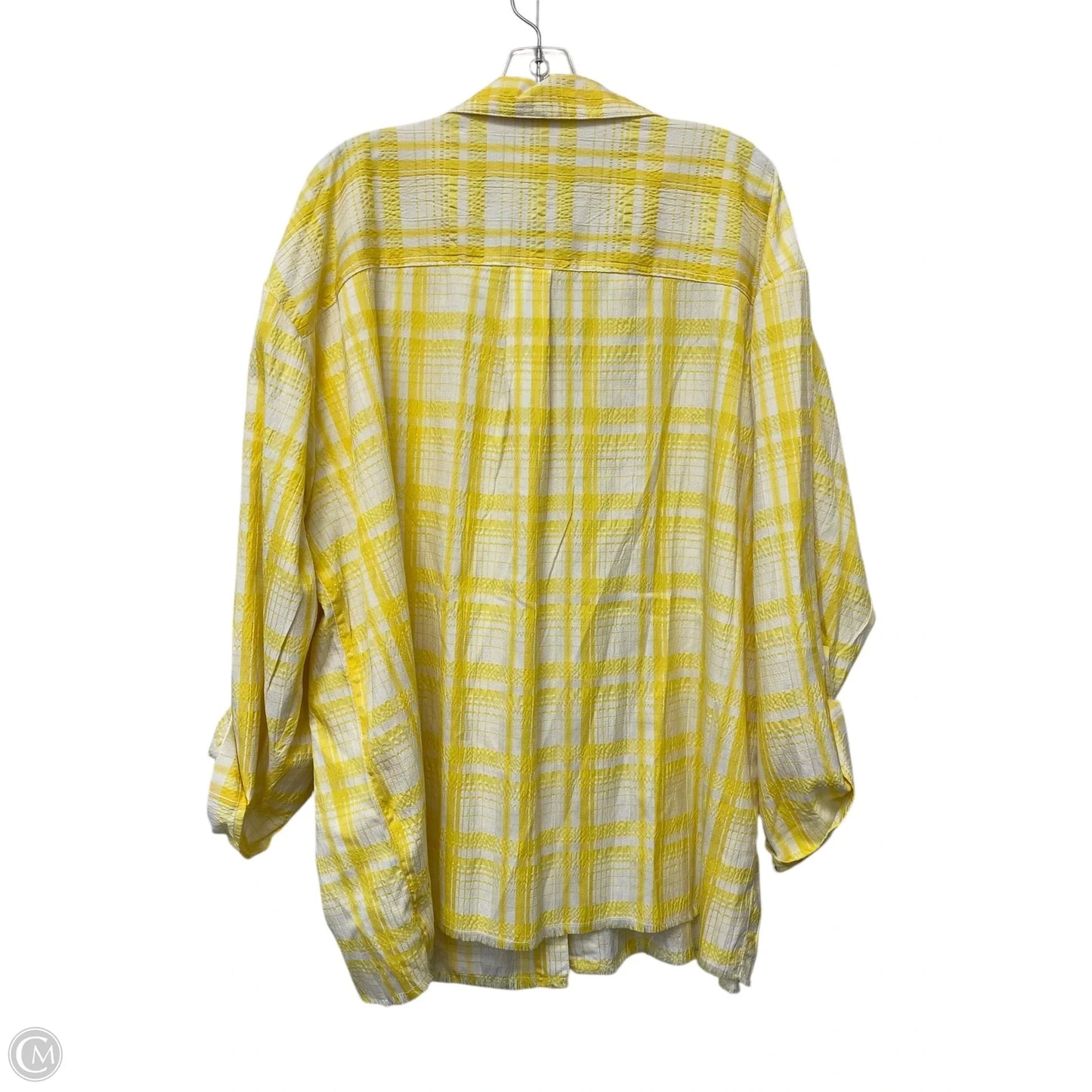 Top Long Sleeve By Ruby Rd In Yellow, Size: 3x