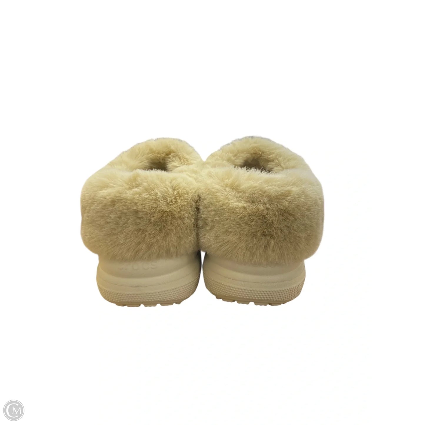 Shoes Heels Platform By Crocs In Cream, Size: 11