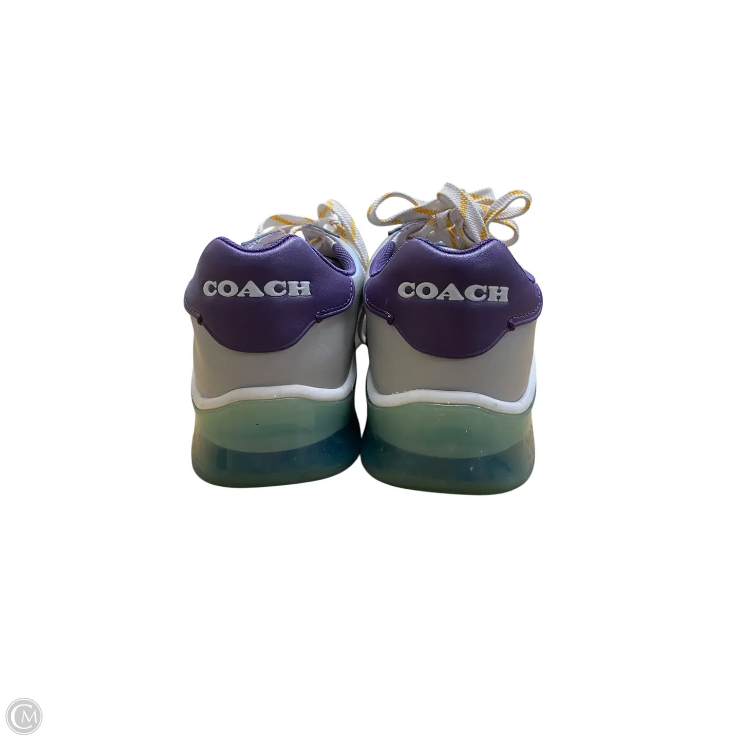 Shoes Designer By Coach In Grey, Size: 9.5