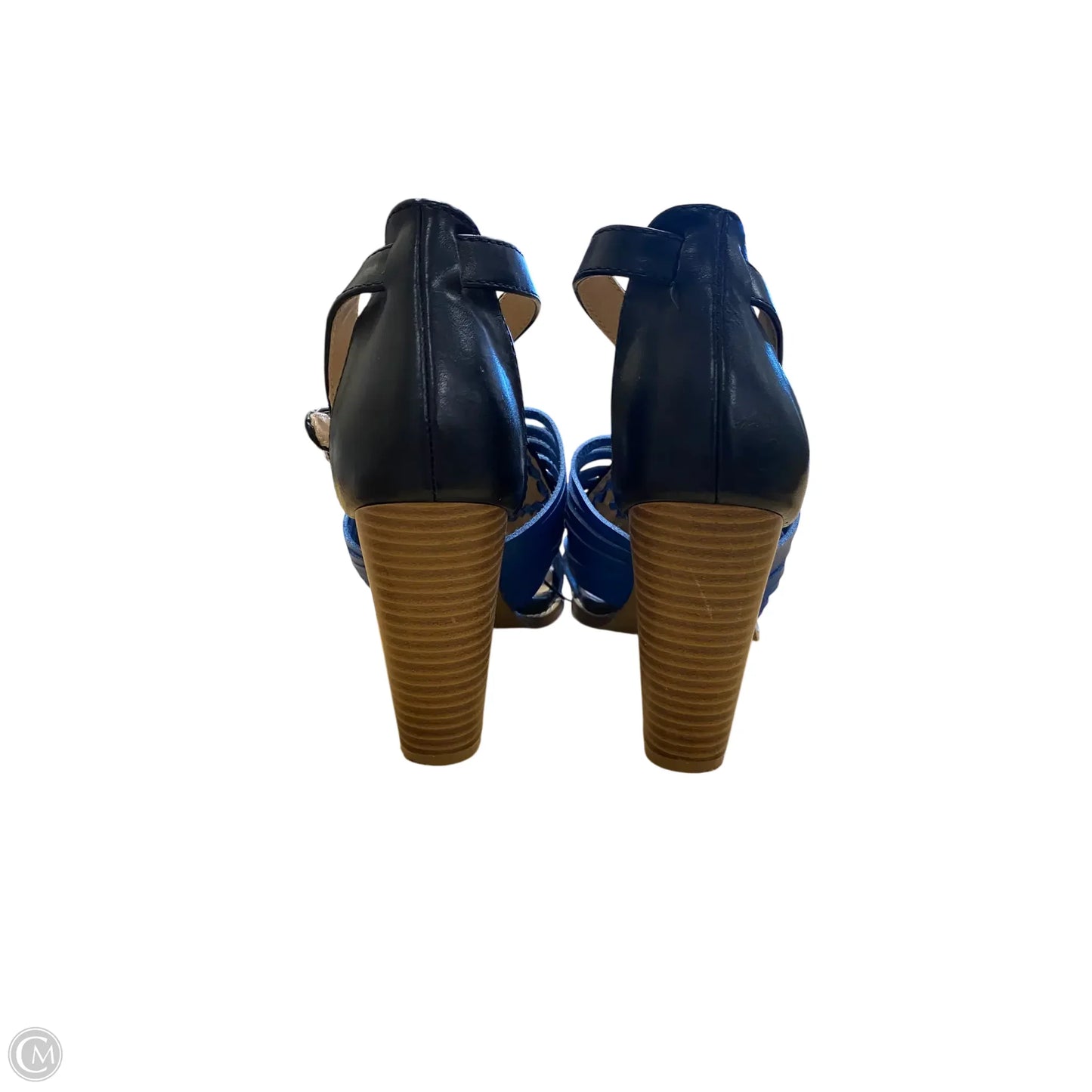 Shoes Heels Block By Clothes Mentor In Blue, Size: 8