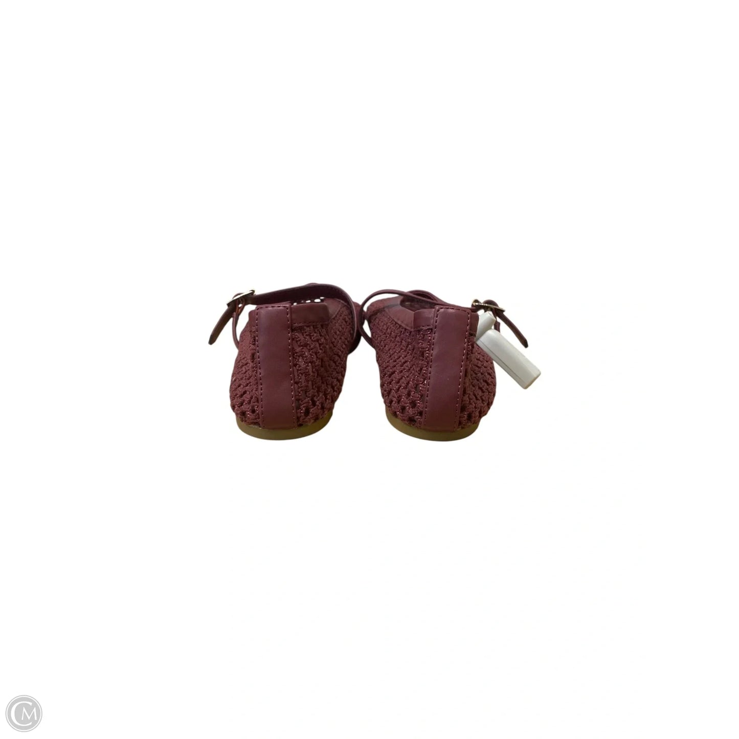 Shoes Flats By Coconuts In Maroon, Size: 7