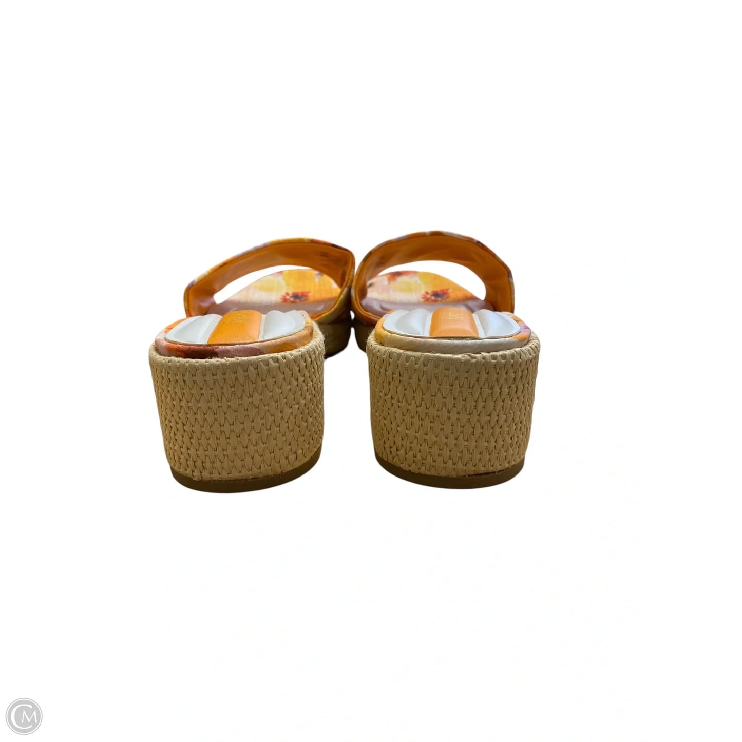 Sandals Heels Block By Franco Sarto In Floral Print, Size: 8