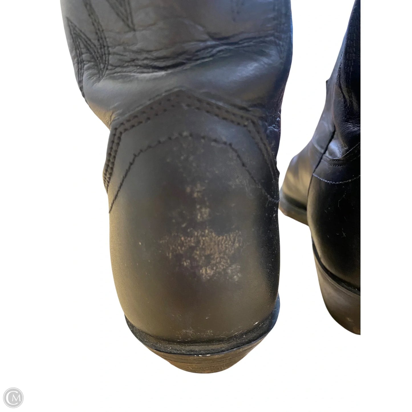 Boots Western By Justin In Black, Size: 6