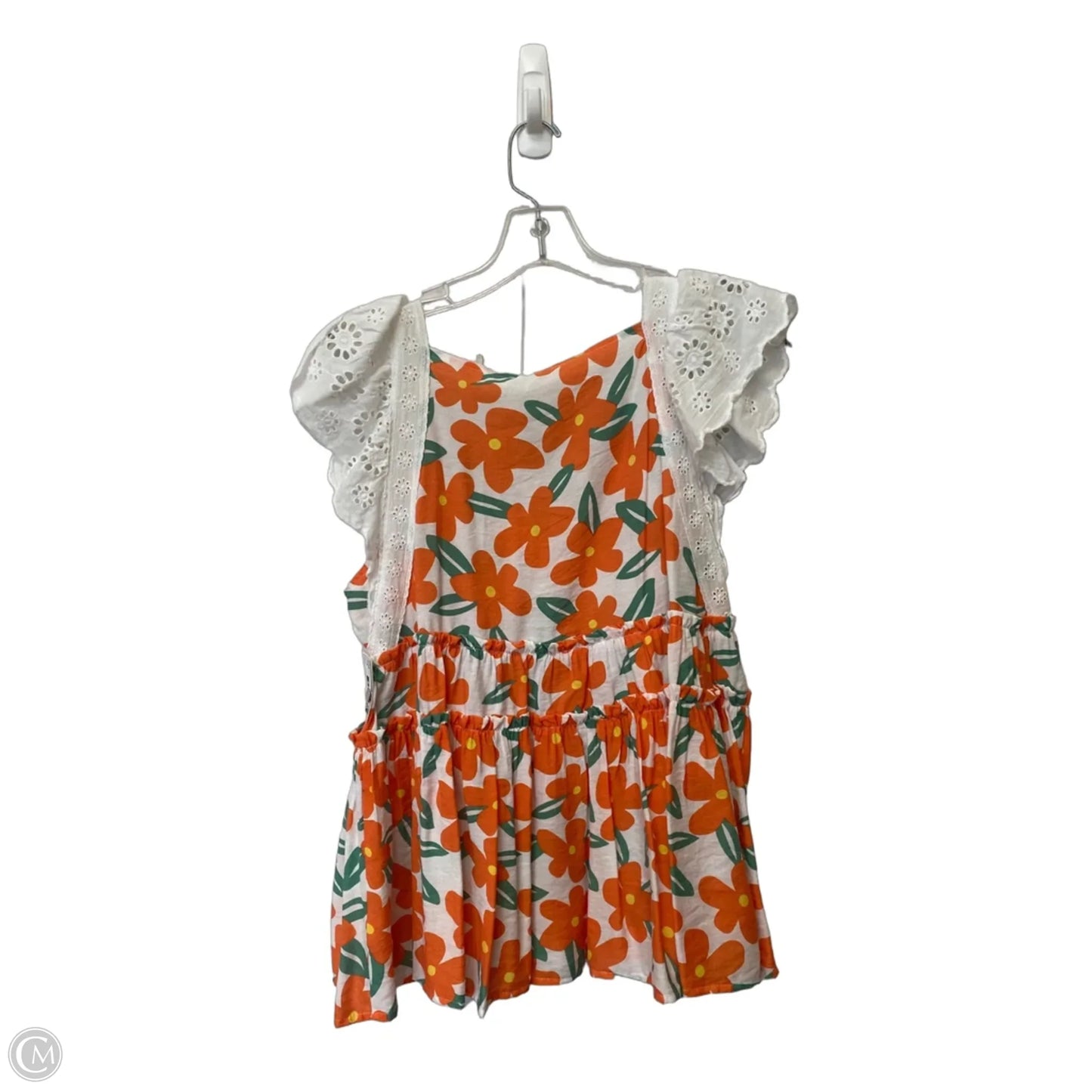 Top Short Sleeve By Entro In Floral Print, Size: M