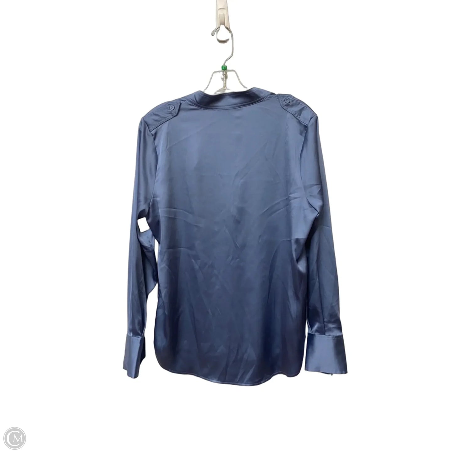Top Long Sleeve By White House Black Market In Blue, Size: S